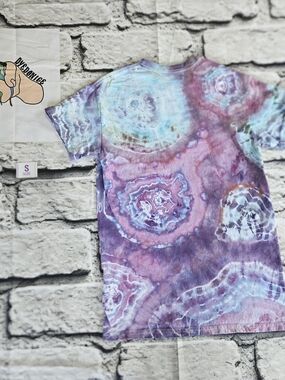 Tie-Dye Adult Tee in Purple & Blue - Small